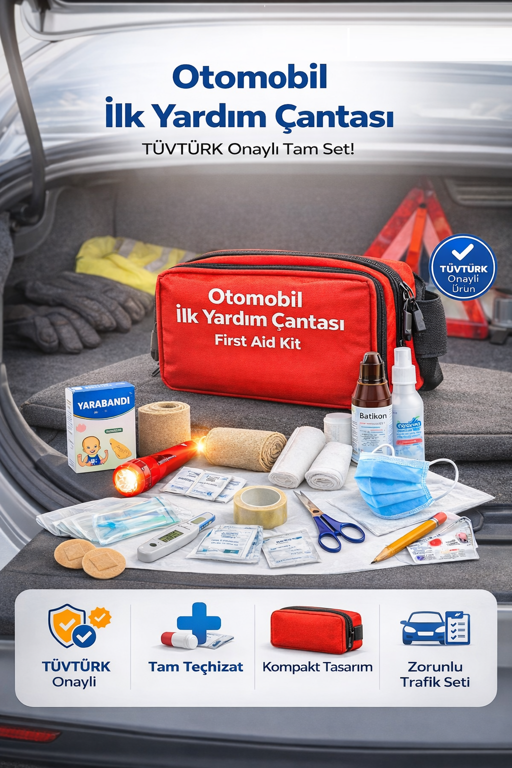 Trafik ilk Yardım Seti